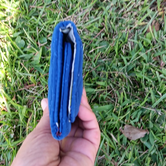 NWOT VERA BRADLEY BLUE LONG WALLET - Picture 9 of 11